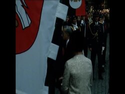 SYND 29-9-71Emperor Hirohito of Japan visits Brussels Instructional Video