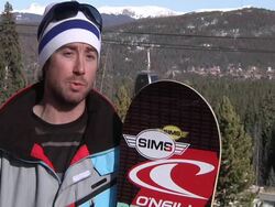 Tom Sims, Steve Fisher Interviews - Countdown To X Games Olympics Stock Footage