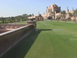 Emirates Palace Hotel in UAE Stock Footage