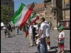 Mexico and Iran fans enjoy sunshine ahead of game Instructional Video