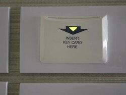 Using Cardkey - Security Keycard Stock Footage