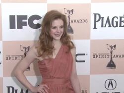 Ashley Bell at the 2011 Independent Spirit Awards - Arrivals Part 2 at Santa Monica CA. (Footage by WireImage Video/GettyImages) Stock Footage