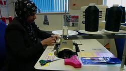 Lingerie factory gives refugee women emploment and hope for the future Instructional Video