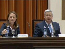 Spanish royal back to work after son's shooting Stock Footage