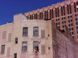 MS View of scale building model / Chicago, Illinois, United States Stock Footage