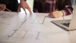 Architects working Stock Footage