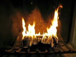 Fireplace (PAL) Stock Footage