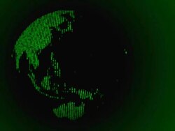 Planet numbers - seamless loop Stock Footage