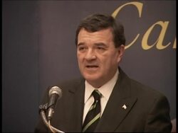 Canada finance minister at Chamber of Commerce News Clip