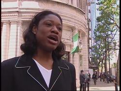 UK: LONDON: NIGERIANS STAGE PROTEST OUTSIDE NIGERIAN CONSULATE News Clip