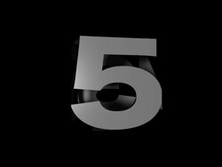 Countdown Cube Stock Footage