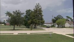 Empty lots line a suburban neighborhood. Stock Footage