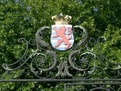 MS Emblem of Luxembourg / Luxembourg-City, Luxembourg Stock Footage