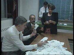 Iraq - Saddam Hussein Retains Power News Clip