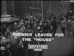 MR CHAMBERLAIN LEAVES NO 10 News Clip