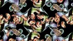 Abstract mercury blobs Stock Footage