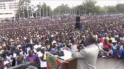 CLEAN : Huge demo in Congo against presidents bid to extend rule News Clip