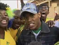 WRAP Mexico arrival ADDS SAfrica celebration, Uruguay arrival News Clip