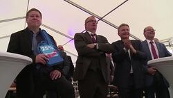 CLEAN : German populists take second place unseats Merkel's party News Clip