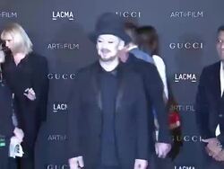 Boy George at 2014 LACMA Art+Film Gala Honoring Barbara Kruger And Quentin Tarantino Presented By Gucci Stock Footage