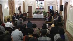 French FM Juppe meets India's FM Krishna News Clip