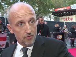 INTERVIEW - Martin Savage on bring the film to London, working with Mike Leigh, what he enjoyed about the filming at 'Mr Turner' The Time Out Gala Stock Footage