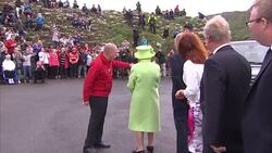 The Queen and Duke of Edinburgh visit the Giant's Causeway News Clip
