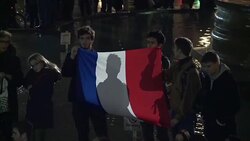 CLEAN : London lights up in support of grieving Paris News Clip