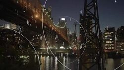 digital data stream symbolizing global business network. financial economy growth concept background Stock Footage