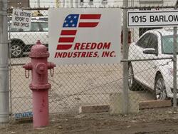 2014 Elk River WVA Chemical Spill Stock Footage