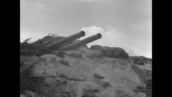 Japanese guns after World War II Battle of Tarawa News Clip