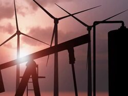 Oil to Clean energy Stock Footage