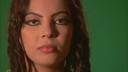 Cleopatra poses against a green screen. Stock Footage