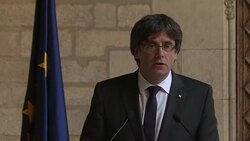 CLEAN : Catalan leader says guarantees not in place to call elections News Clip