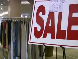 Shopping, sale, discount, clearance. Stock Footage