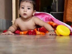 Baby Playing Stock Footage