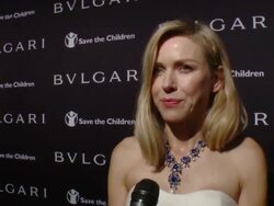INTERVIEW - Naomi Watts at BVLGARI Partners With Save The Children To Launch STOP.THINK.GIVE., A Collection Of Celebrity Portraits By Fabrizio Ferri Stock Footage