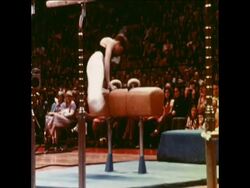 UPITN 29 4 73 SOVIET WOMEN GYMNASTIC TEAM IN USA News Clip