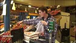 Budapest Stock Shots - Great Market Hall Shopping News Clip