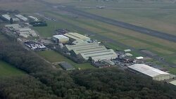 Aerial shots of Dunsfold Aerodrome News Clip