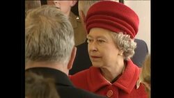 Queen & Prince Philip Opening Lagan Bridge News Clip