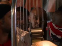 David Haye, Dereck Chisora at David Haye vs Dereck Chisora: Press Conference on July 11, 2012 in London, England (Footage by WireImage Video/Getty Images) Stock Footage