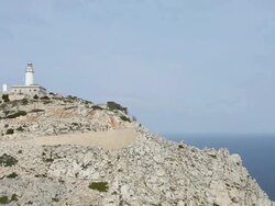Lighthouse at Cap de Formentor Stock Footage