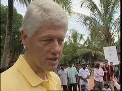 WRAP Ex-US presidents Bush Snr and Clinton in SLanka and Maldives News Clip