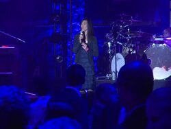 SPEECH: Maggie DiNome at St. John's Health Center's Power Of Pink Benefiting The Margie Petersen Breast Center Stock Footage