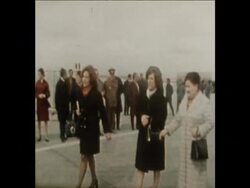 SYND 6-3-74 FOREIGN MINISTER KHADDAM MEETS ANDREI GROMYKO News Clip