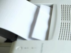 Printer Running Stock Footage