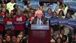 Sanders Takes on Trump in Atlantic City News Clip