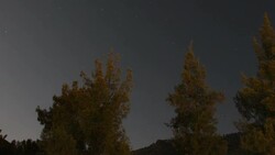 NIGHT  AND STARS Stock Footage