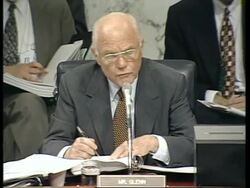 USA: SENATE PROBE INTO CAMPAIGN FUNDRAISING LOOKS AT DEMOCRATS News Clip